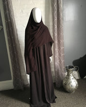 Load image into Gallery viewer, Brown Umbrella Abaya
