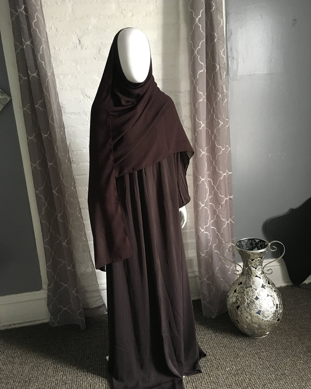 Brown Umbrella Abaya