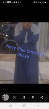 Load image into Gallery viewer, Blue Umbrella Abaya

