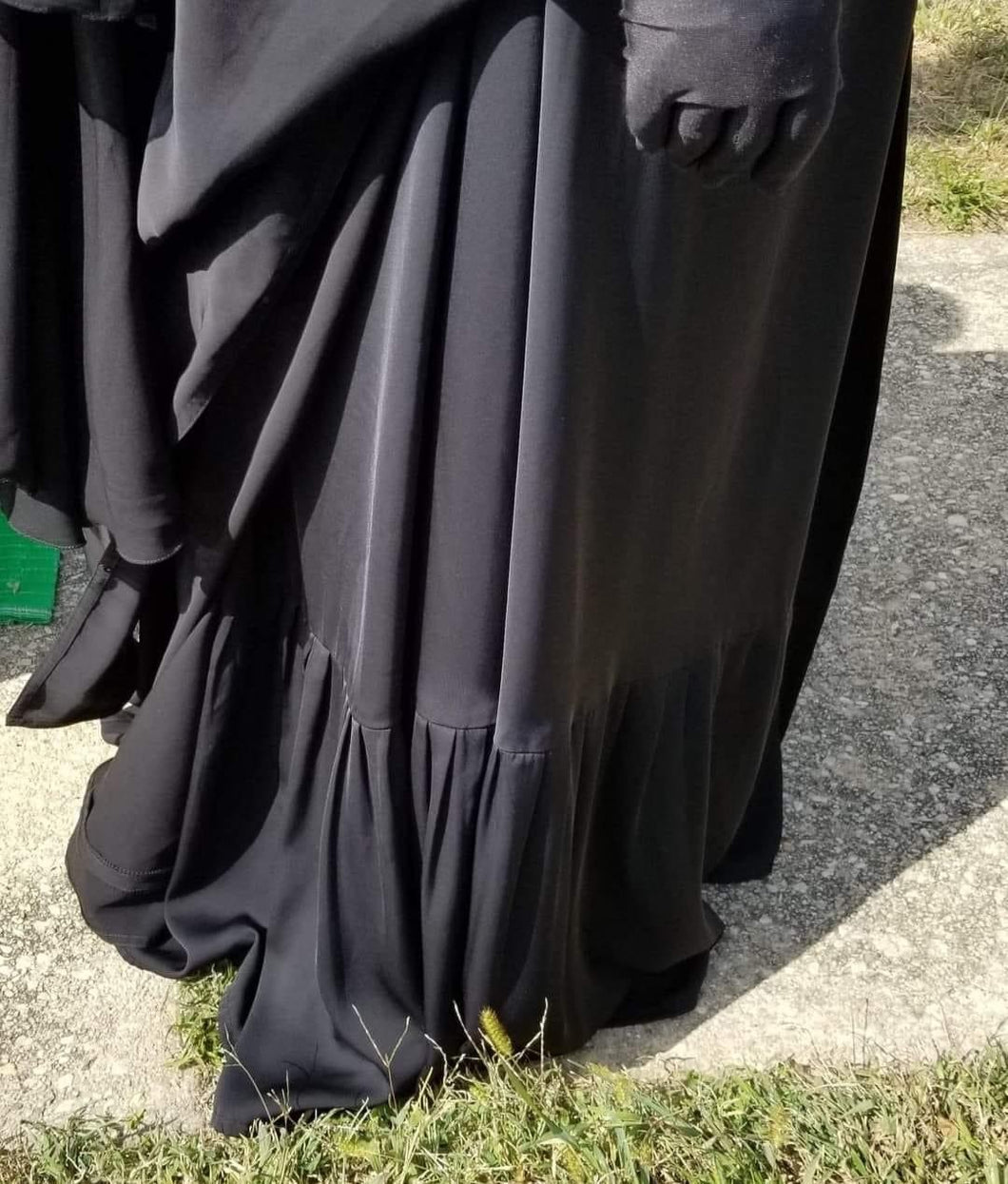 Pleated Bottom Umbrella Abaya